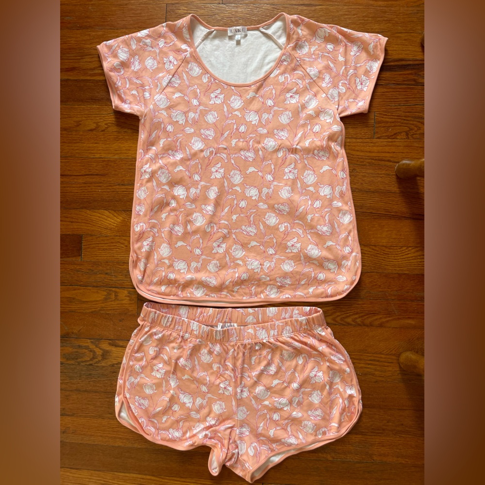 Lake short sleeve/shorts pjs.